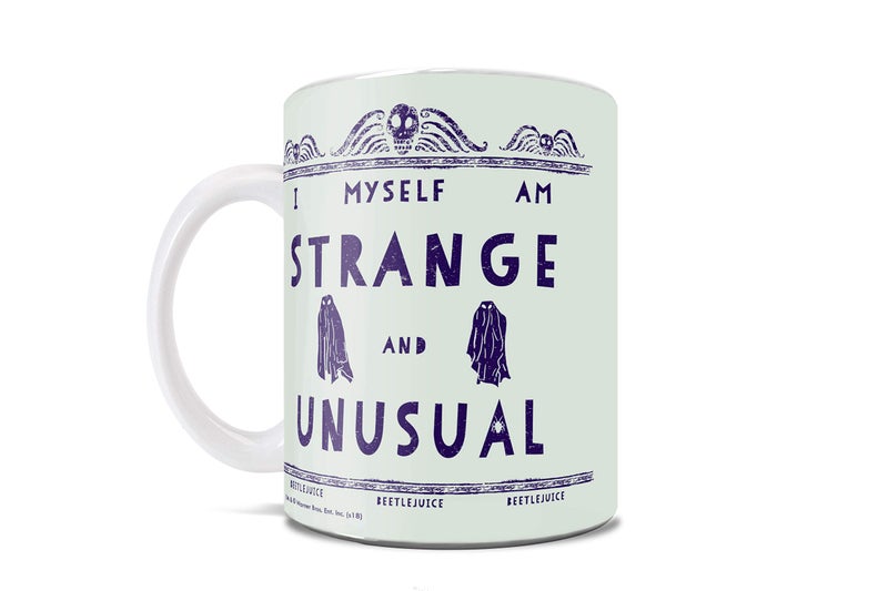 Trend Setters Beetlejuice - Strange and Unusual - Winona Ryder as Lydia Deetz - 11 oz Ceramic Coffee or Tea Mug â€“ Officially Licensed Merchandise - Perfect for gifting or collecting - Image 1